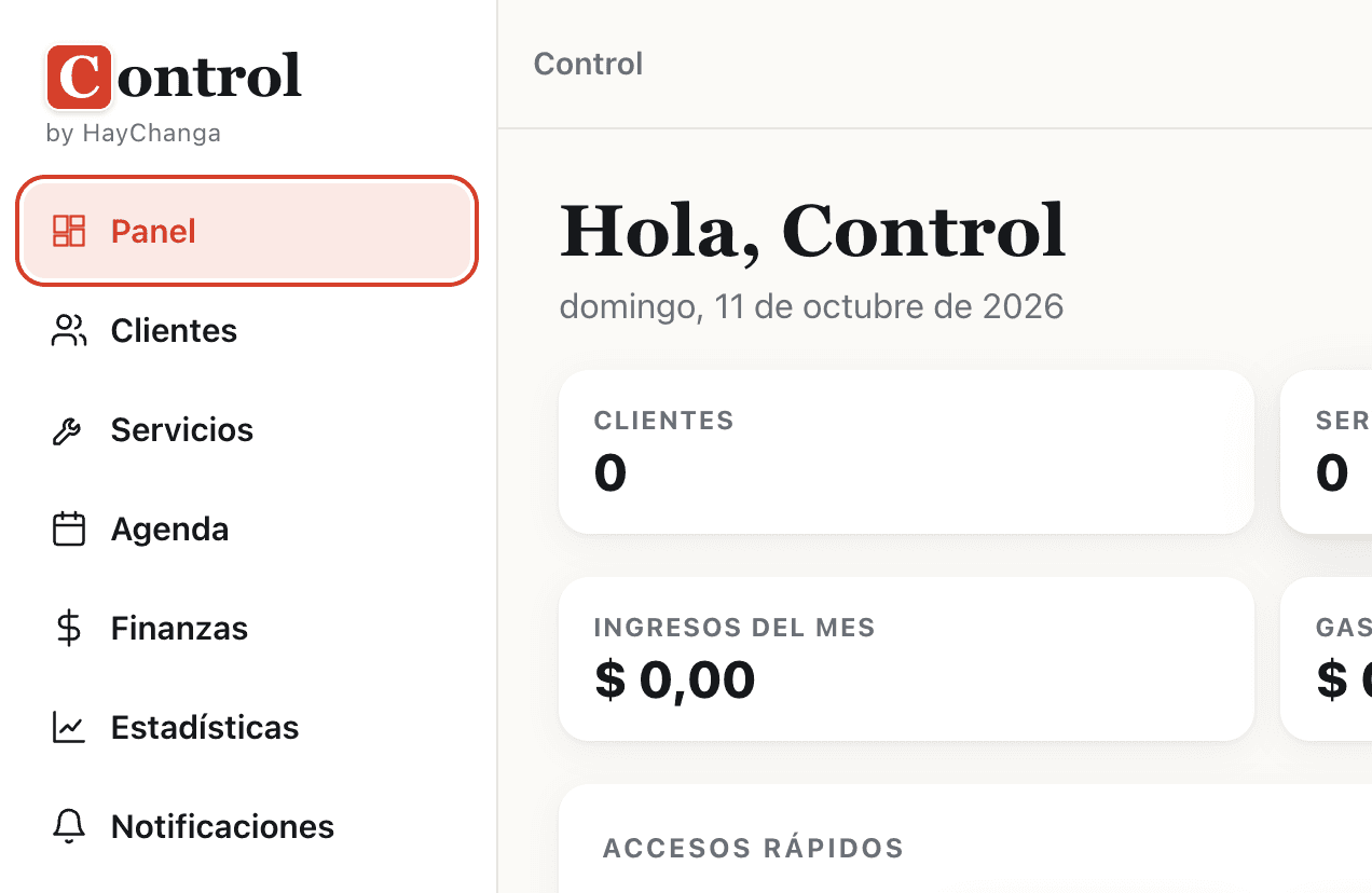 Control App, imagen 1